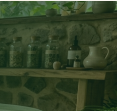 Natural herbal apothecary sanctuary